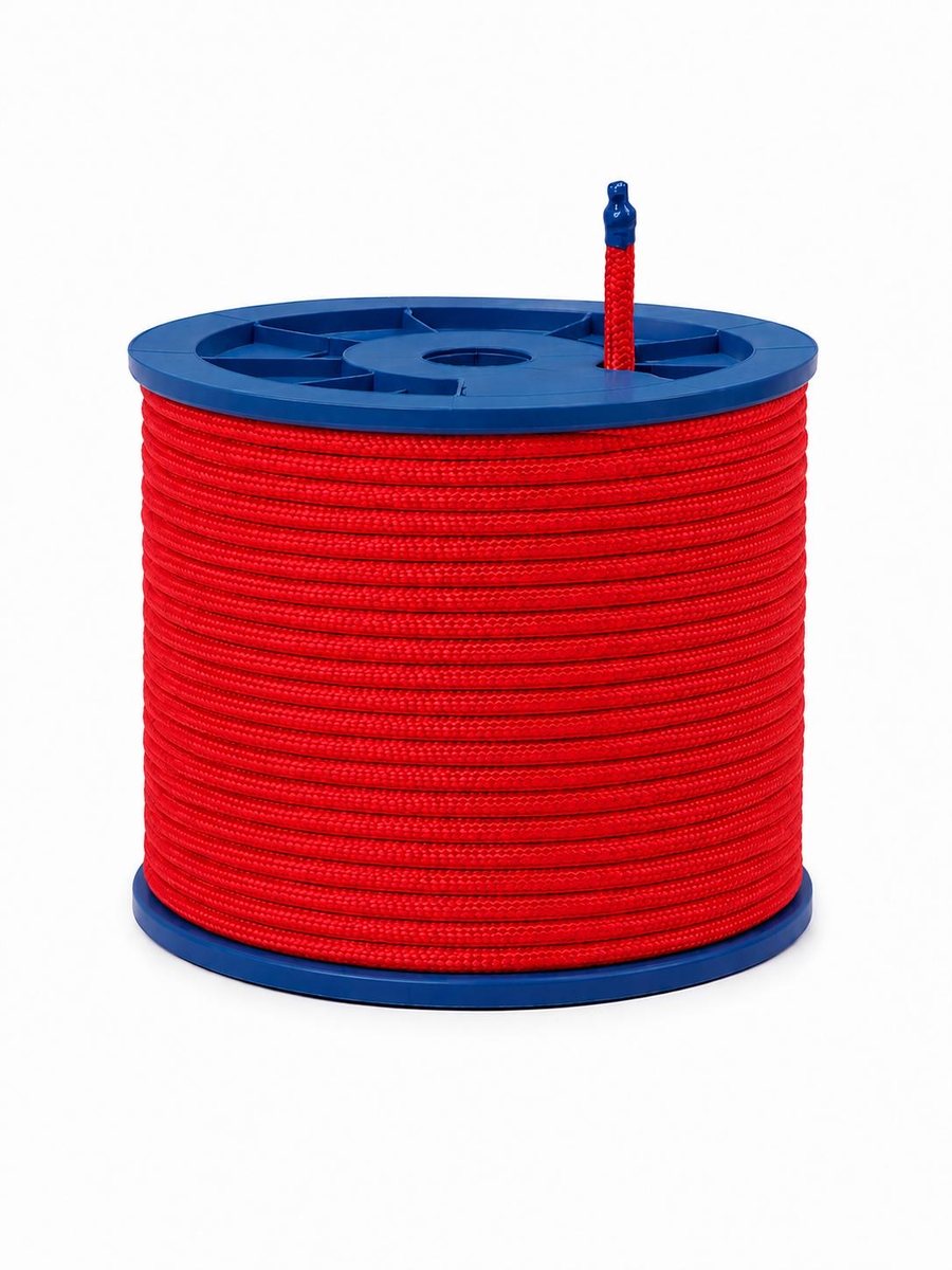 Polyester Renkli (İpek, İskota) Örgü Halatlar